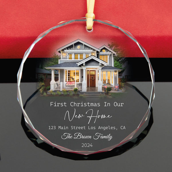 Personalized New Home Photo Ornament
