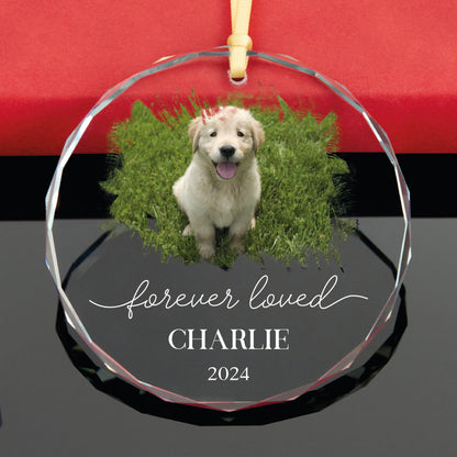 Personalized Dog Memorial Christmas Ornament