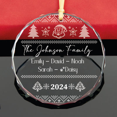 Ugly Sweater Family Ornament