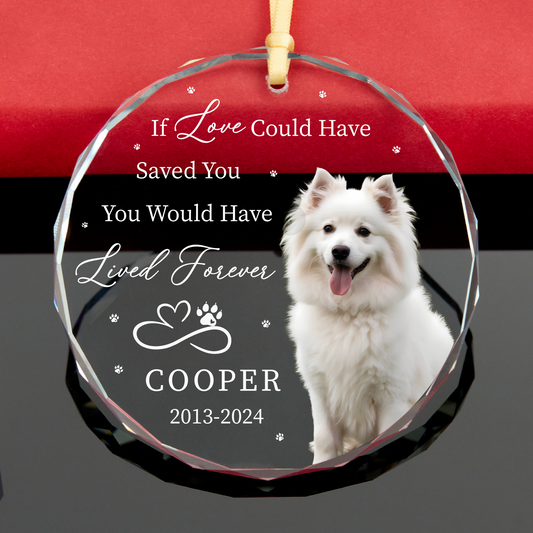 Personalized Dog Memorial Christmas Ornament