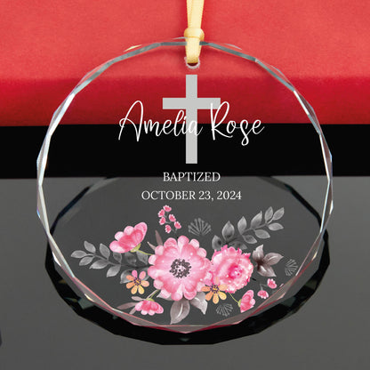 Personalized Baby Baptism Ornament