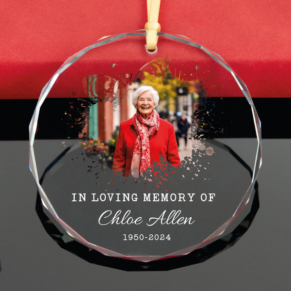 Splash Photo Memorial Ornament