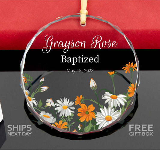 2023 Baptism Ornament • Dedication Gift • Baptism Gift for Baby • Confirmation Gift • Christening Gift 