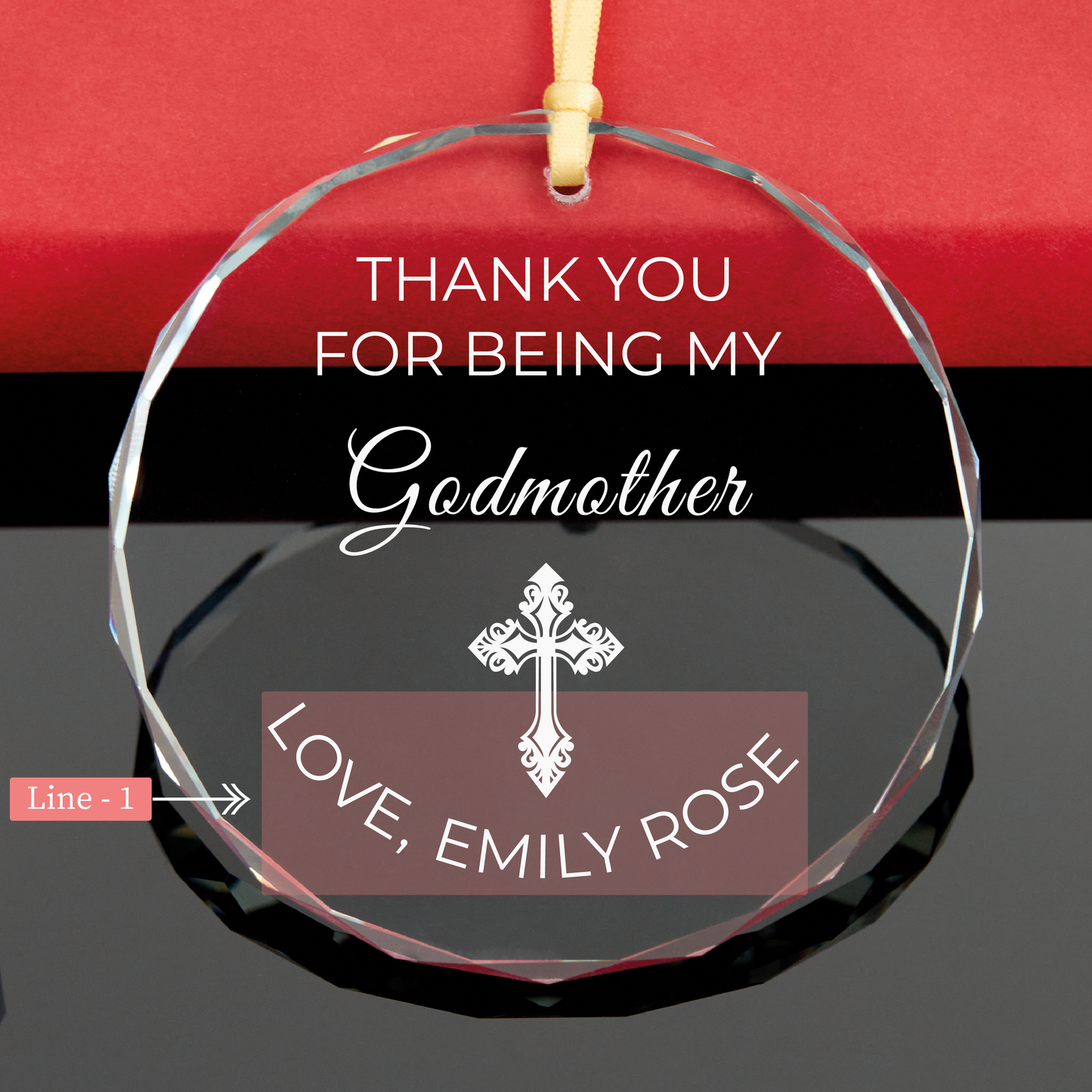 Personalized Baptism Ornament