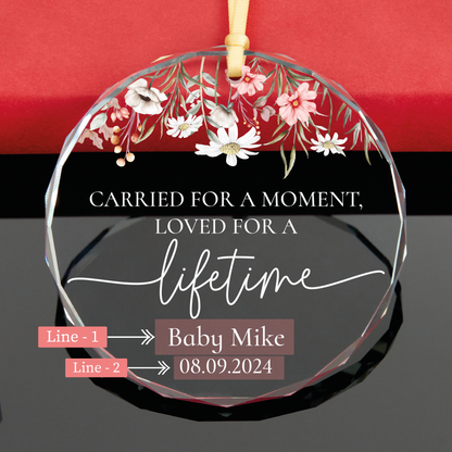 Personalized Baby Memorial Christmas Ornament