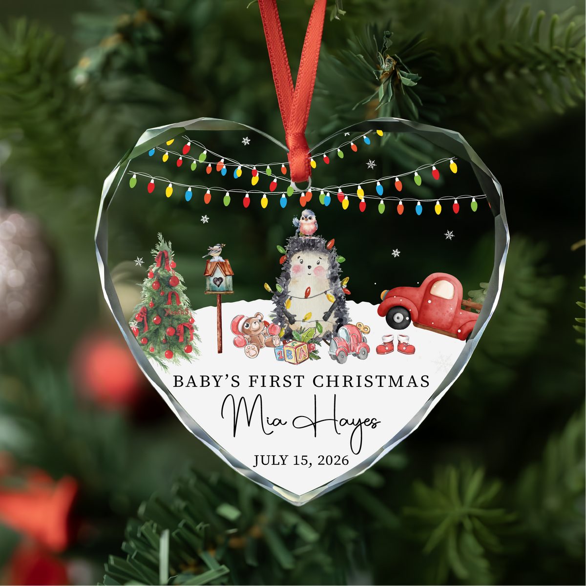 Personalized Baby First Christmas Ornament