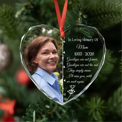 Personalized Photo Memorial Ornament
