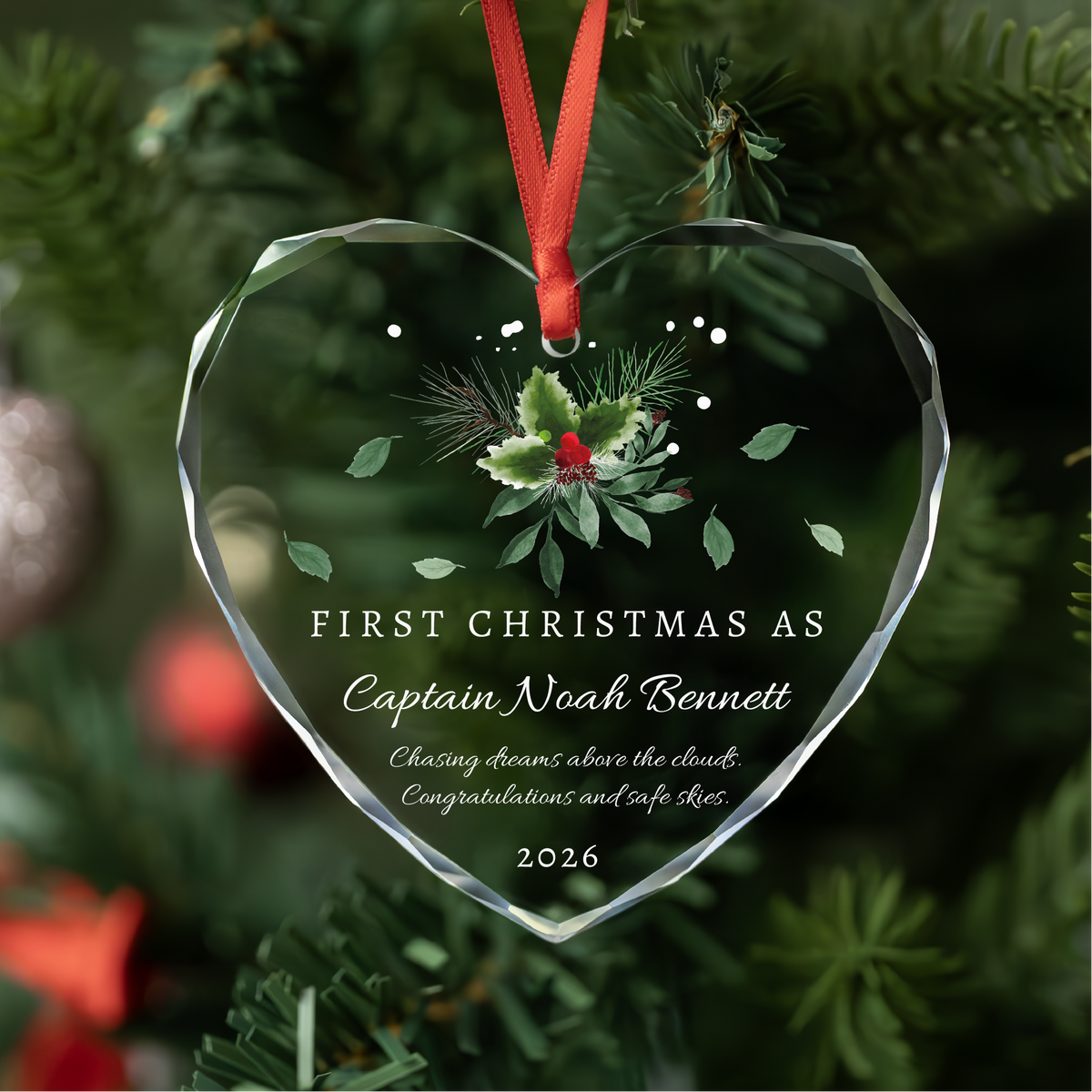 Personalized Congratulations Gift for Christmas