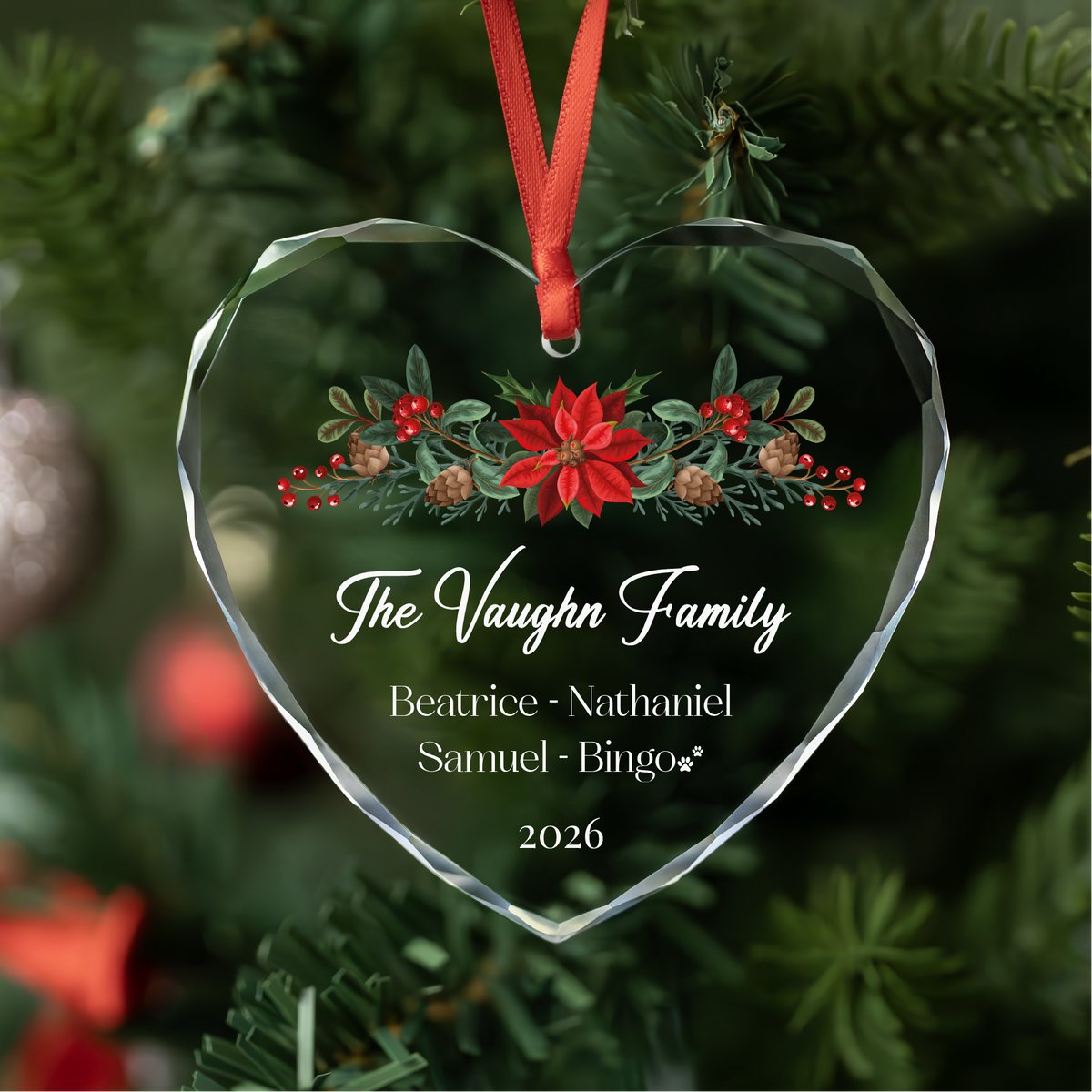 Personalized Family Christmas Ornament