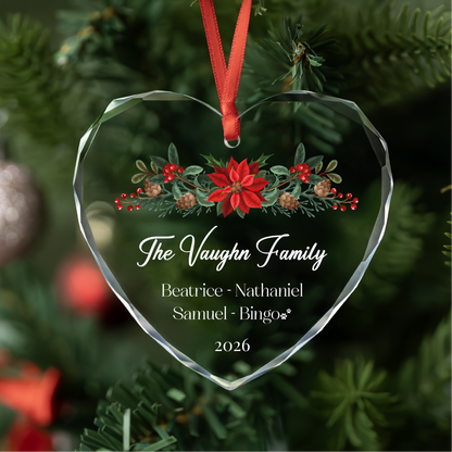 Personalized Family Christmas Ornament
