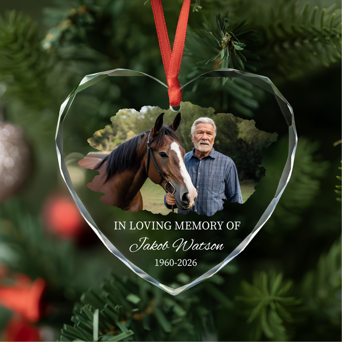 Classic Photo Memorial Ornament