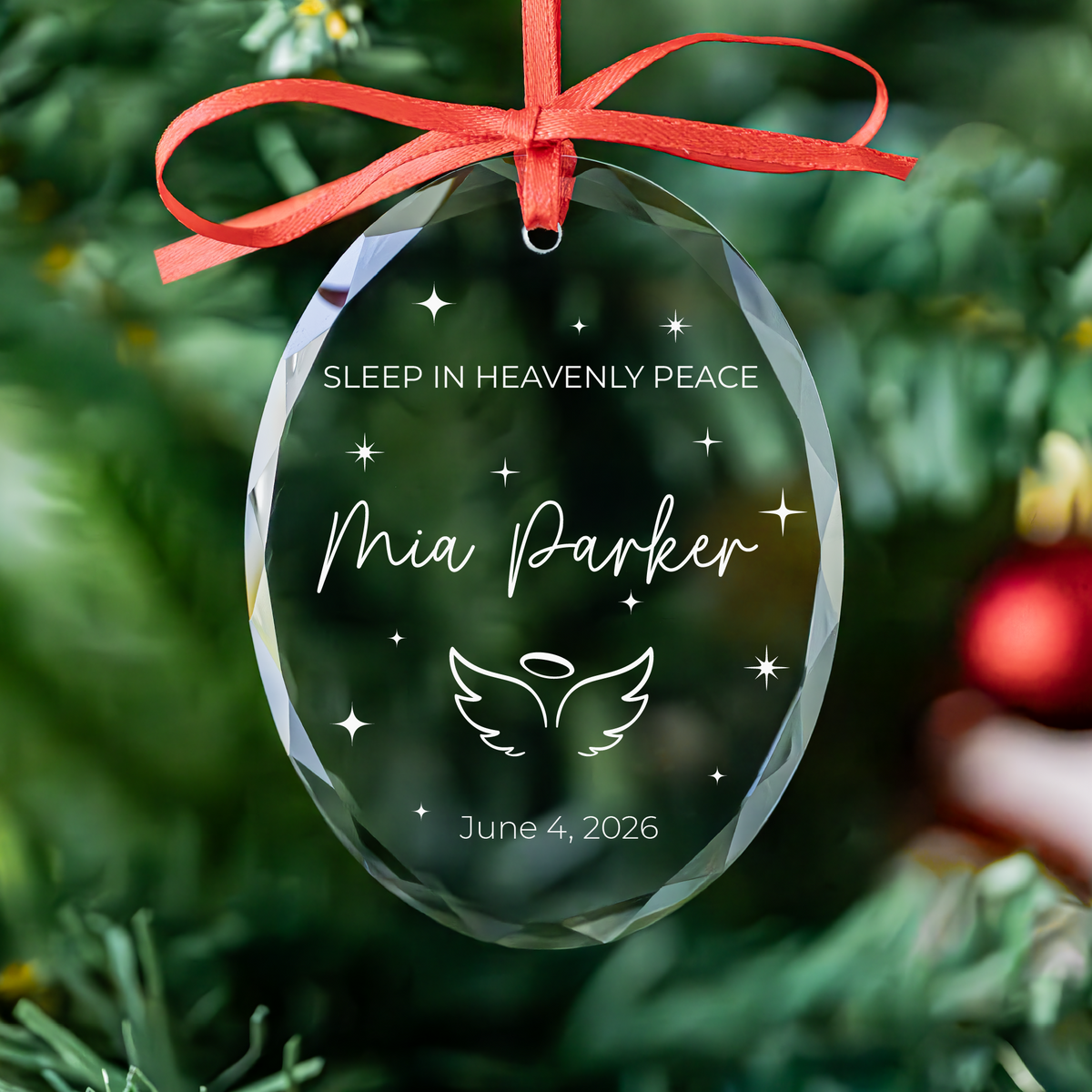 Heavenly Peace Baby Memorial Ornament