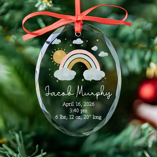 Personalized Baby First Christmas Ornament