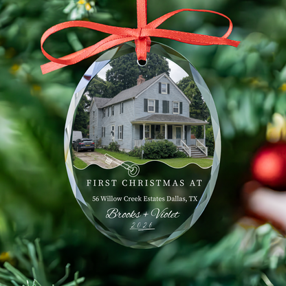 House Key Photo New Home Ornament