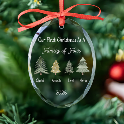 Family of Three Ornament