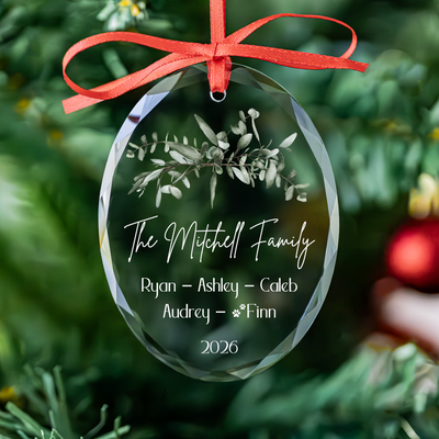 Family & Pets Name Ornament