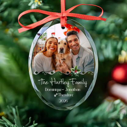 Family & Pet Photo Ornament