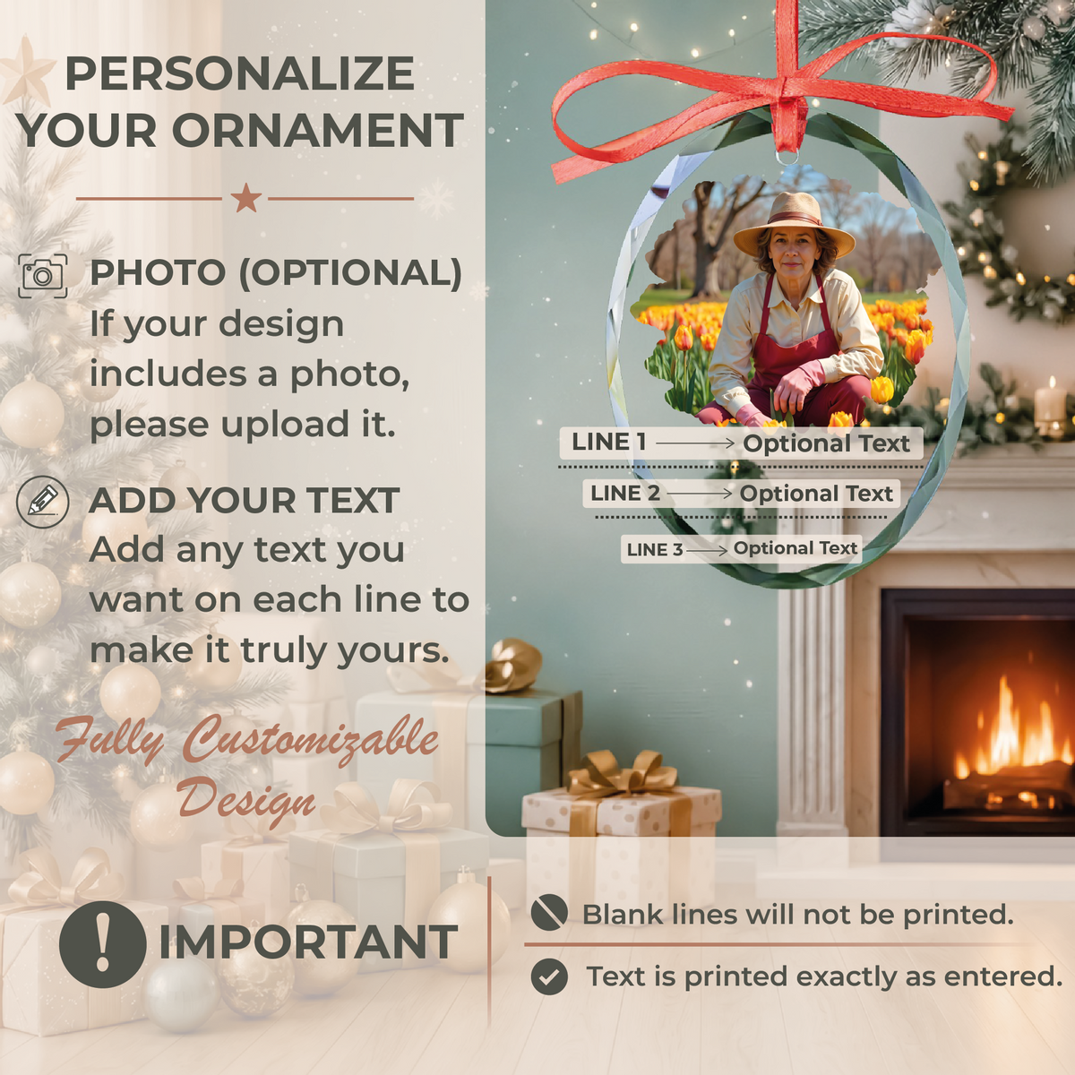 Classic Photo Memorial Ornament