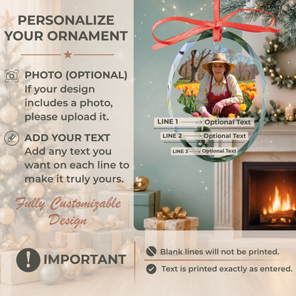 Classic Photo Memorial Ornament