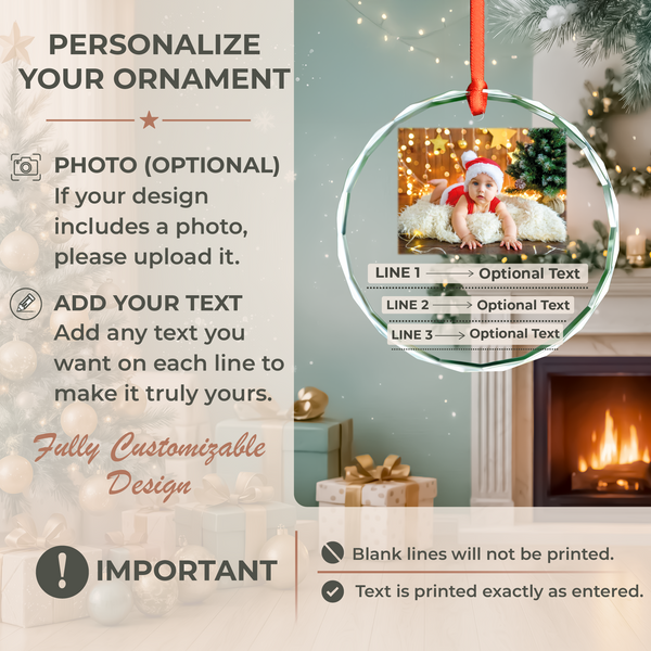 Santa Baby Photo Ornament