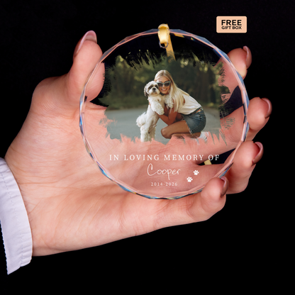 Not Long Enough Pet Photo Memorial Ornament