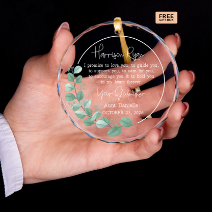 Godmother Promise Heart Ornament