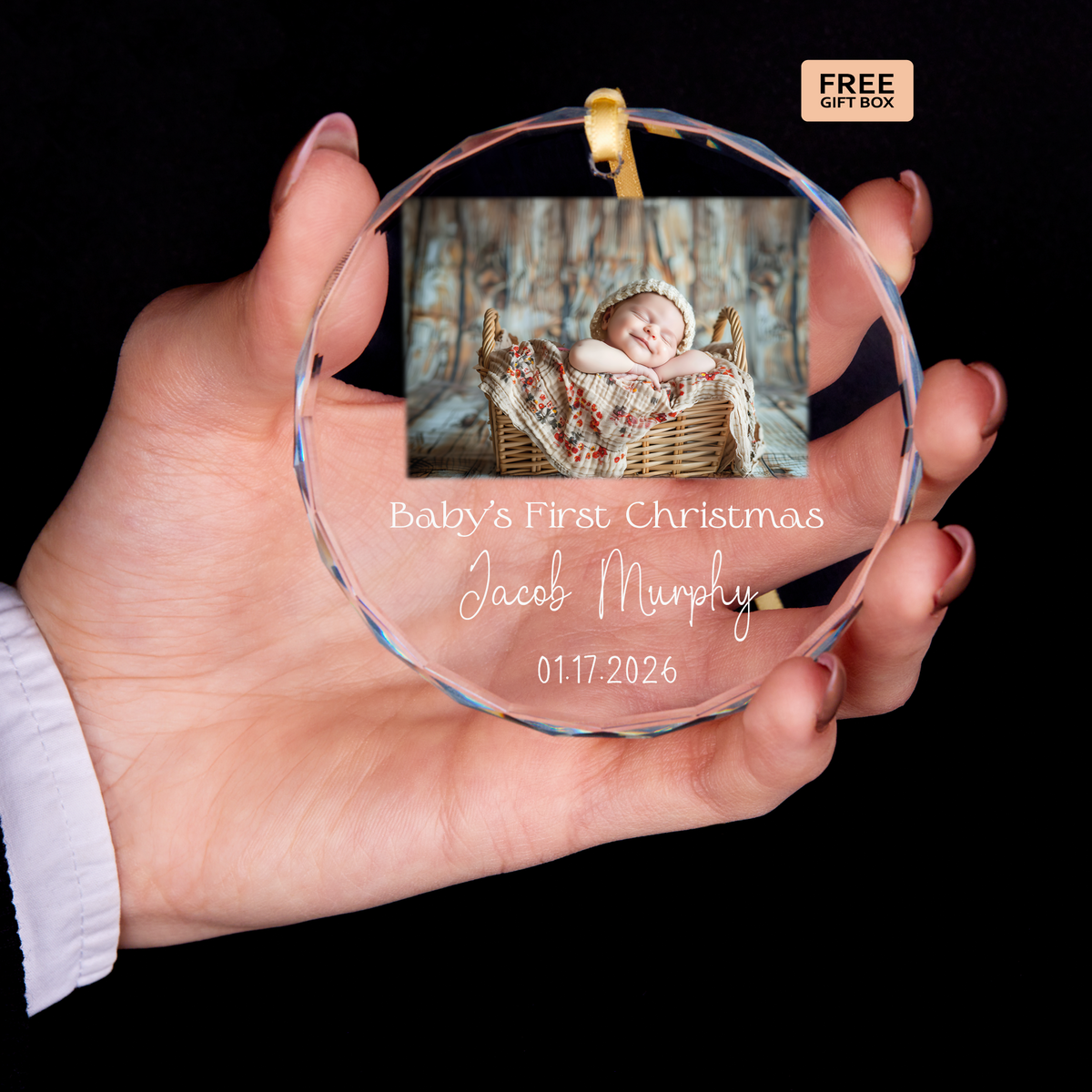 Santa Baby Photo Ornament
