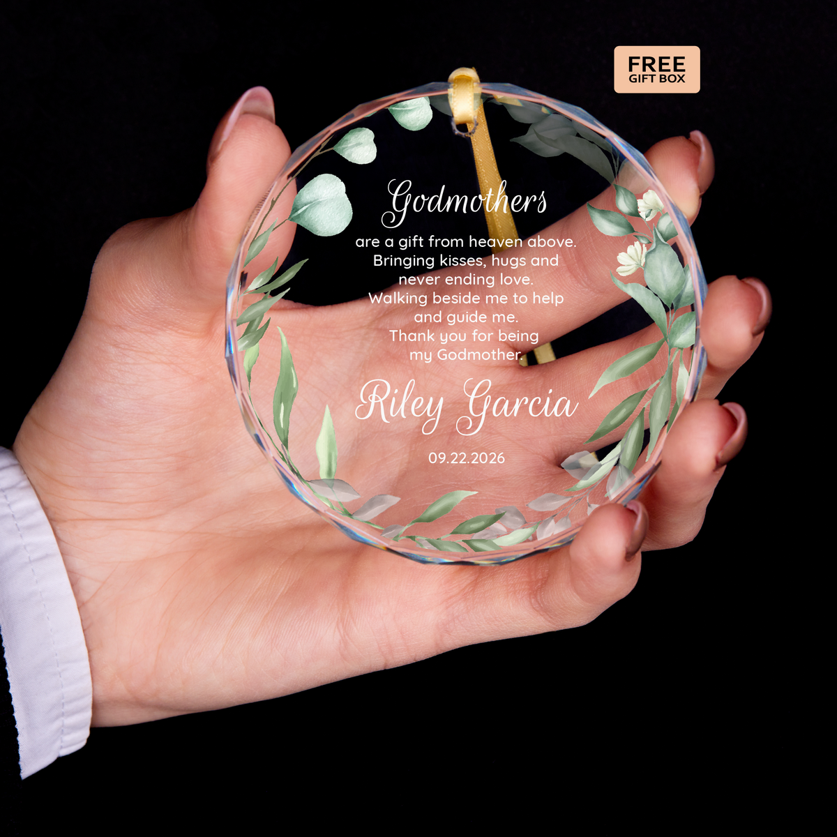 Godmother Poem Ornament