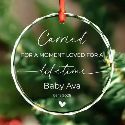 Classic Angel Baby Memorial Ornament