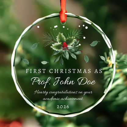 First Christmas as Pilot Ornament