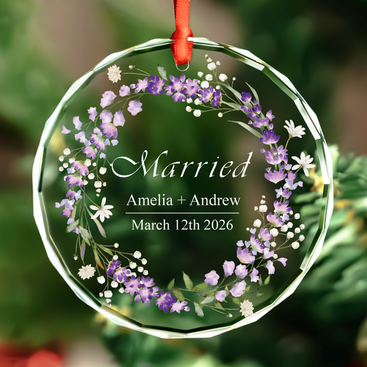Our First Christmas Married Ornament