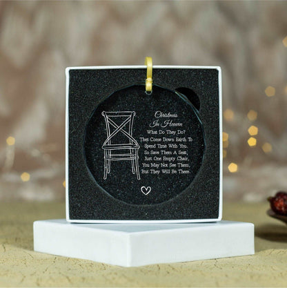 Memorial Ornament •  In Loving Memory Christmas Ornament • Christmas In Heaven Ornament • Remembrance Gift 