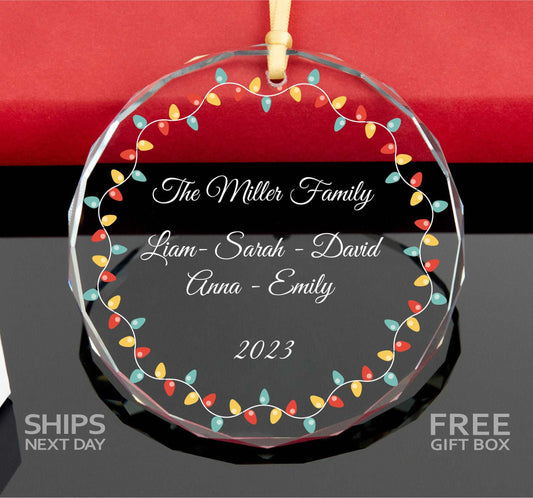 Personalized 2023 Family Christmas Ornament • Family Christmas Ornament • Christmas Tree Ornament 