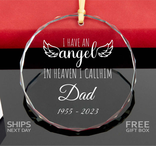 Memorial Christmas Ornament • Angel In Heaven Ornament