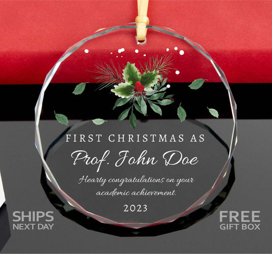 Congratulations Gift for Christmas • Academic Achievement Ornament • Graduation Gift