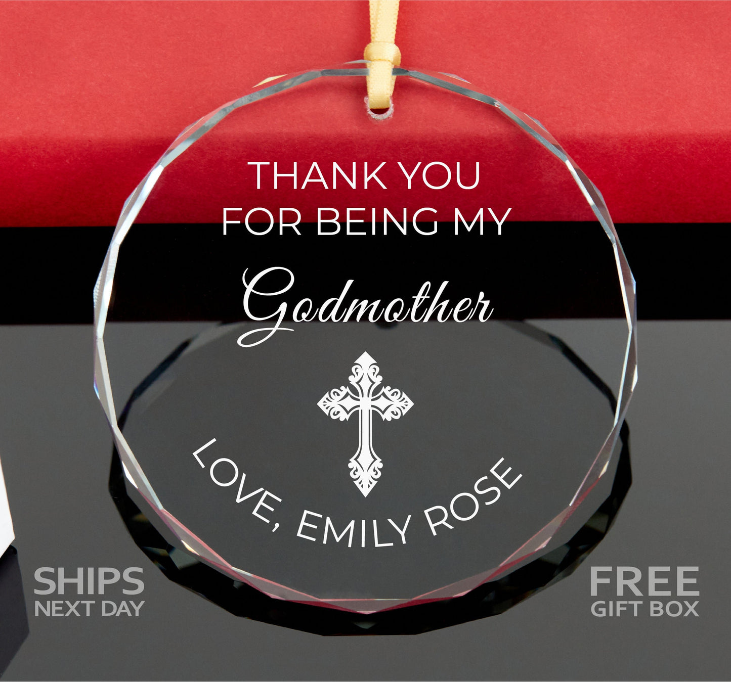 Thank You For Being My Godmother Ornament